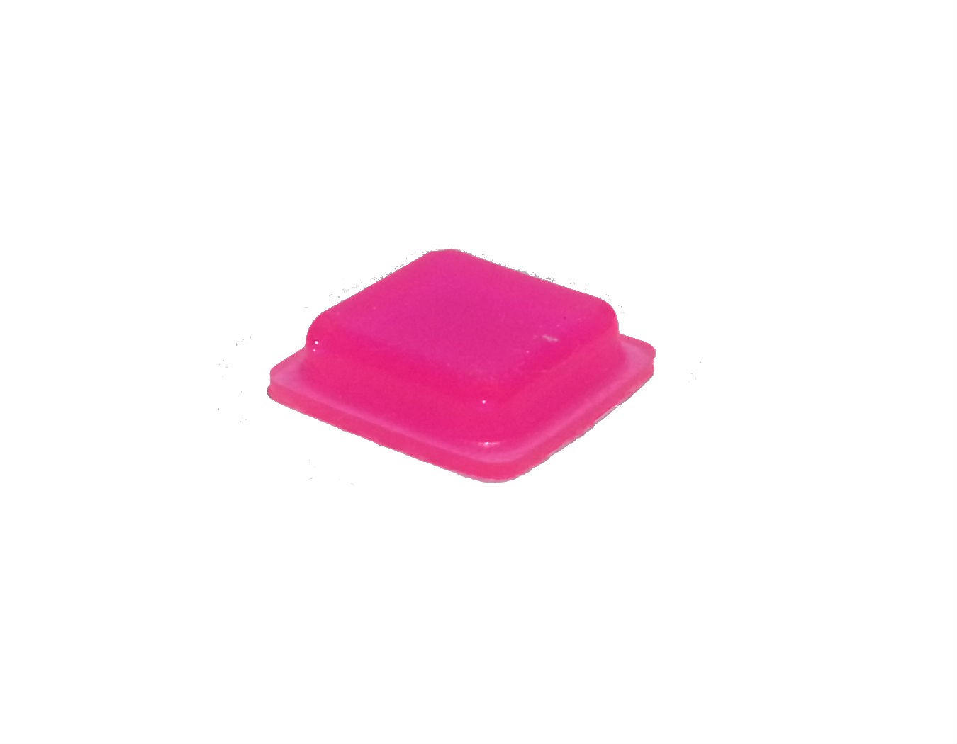 Pink Tactile Markers, Bright Coloured Self Adhesive Feet For Blind & Partially Sighted 10mm x 2.5mm (Pack of 500)