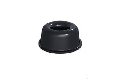 Black Self Adhesive Polyurethane Bumper Stops Feet Bumpons 22.3mm x 10.1mm Recessed (Pack of 1,000)