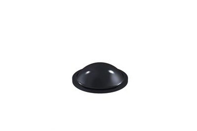 Black Self Adhesive Polyurethane Bumper Stops Feet Bumpons 8mm x 2.2mm Domed (Sheet of 392)