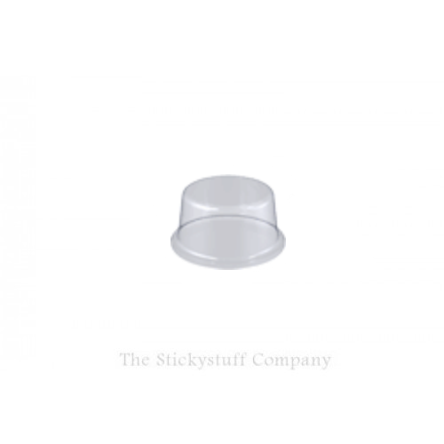 Clear Self Adhesive Polyurethane Bumper Stops Feet Bumpons 12.7mm x 6.2mm Cylindrical (Pack of 400)