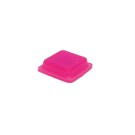 Pink Tactile Markers, Bright Coloured Self Adhesive Feet For Blind & Partially Sighted 10mm x 2.5mm (Pack of 500)