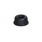 Black Self Adhesive Polyurethane Bumper Stops Feet Bumpons 22.3mm x 10.1mm Recessed (Pack of 1,000)