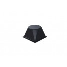 Black Self Adhesive Polyurethane Bumper Stops Feet Bumpons 20.5mm x 13.2mm Square (Pack of 4)