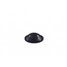 Black Self Adhesive Polyurethane Bumper Stops Feet Bumpons 8mm x 2.2mm Domed (Pack of 14)
