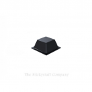 Black Self Adhesive Polyurethane Bumper Stops Feet Bumpons 12.6mm x 5.7mm Square (Pack of 200)