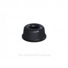 Black Self Adhesive Polyurethane Bumper Stops Feet Bumpons 22.3mm x 10.1mm Recessed (Pack of 12)