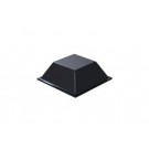 Black Self Adhesive Polyurethane Bumper Stops Feet Bumpons 20.5mm x 7.5mm Square (Pack of 36)